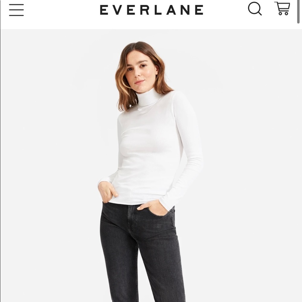 Everlane cotton turtleneck